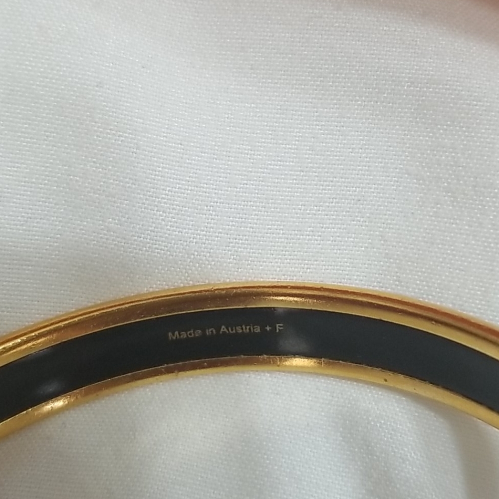 Pre owned  vintage  Hermes  enamel  bracelet - Picture 5 of 8
